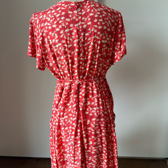 By Together Red Mini Dress with Tassel Tie - Picture 8 of 9